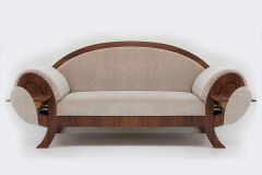 Sofa Nussbaum, Bezugsstoff Designers Guild champagner