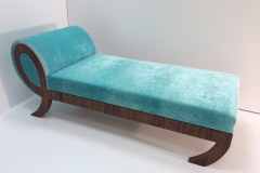 Daybed Nussbaum, Bezugsstoff Designers Guild ocean