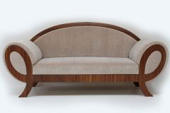 Sofa Nussbaum, Bezugsstoff Designers Guild champagner